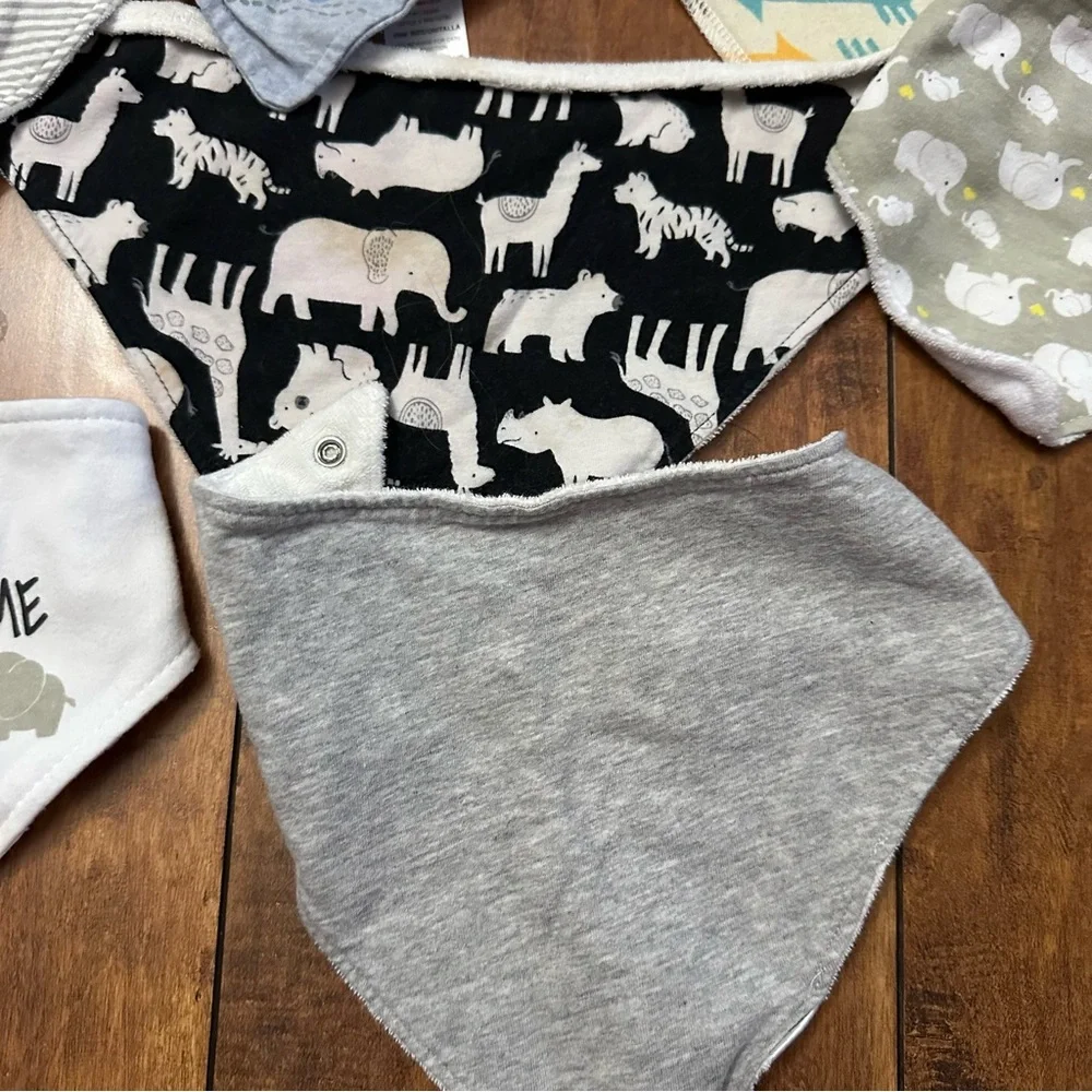 Assorted Baby Bandana handkerchief Bibs Set
